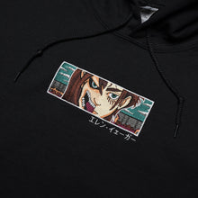 Load image into Gallery viewer, Eren Yeager Attack on Titan Embroidered Hoodie