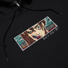 Load image into Gallery viewer, Eren Yeager Attack on Titan Embroidered Hoodie