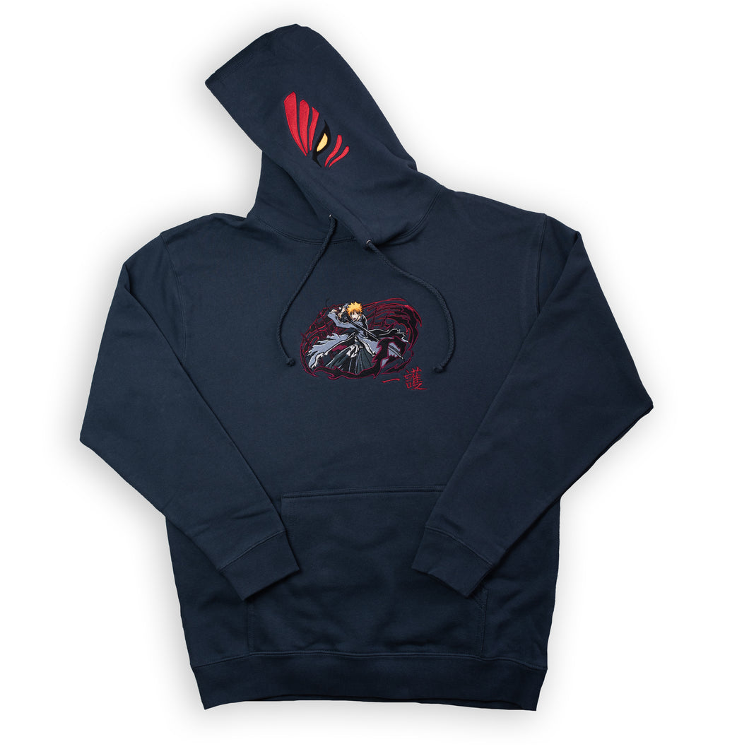 One Who Protects Embroidered Hoodie