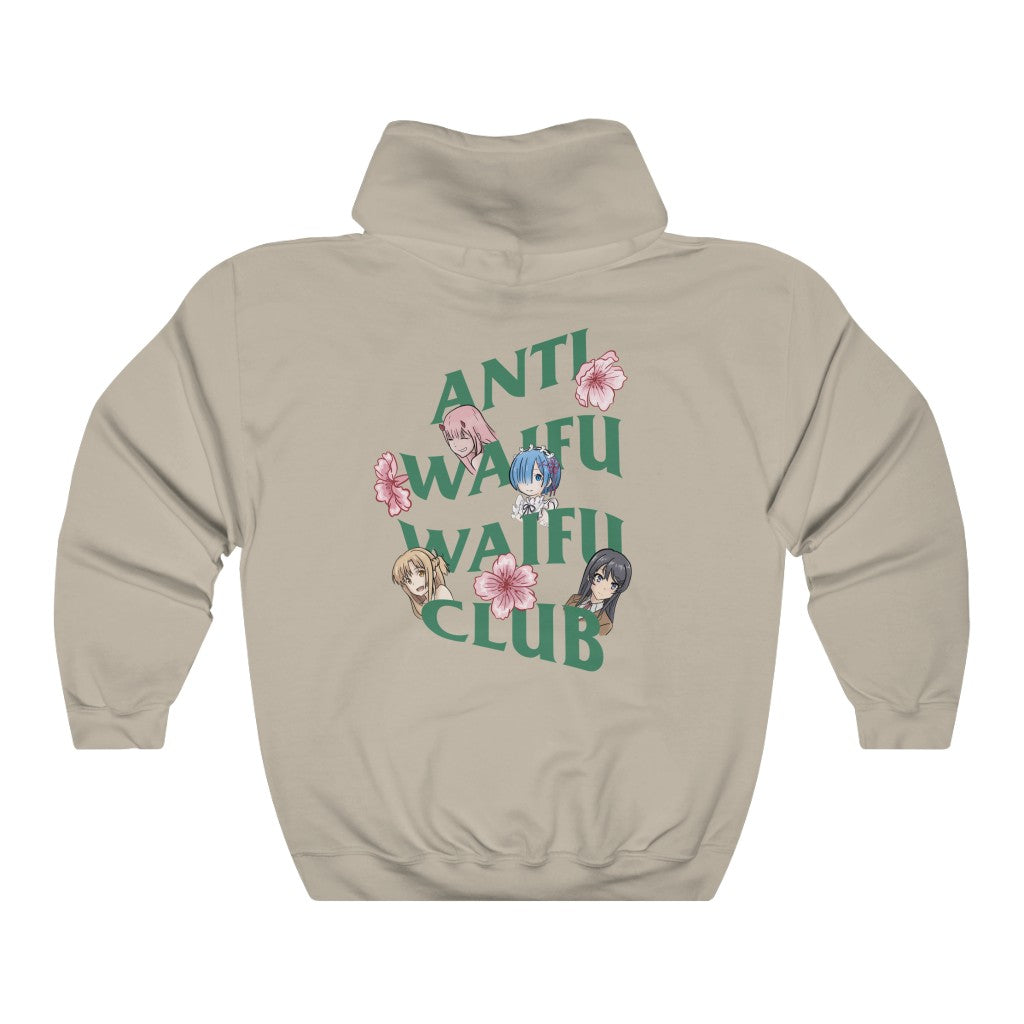 Anti Waifu Waifu Club Hoodie onsenDesigns