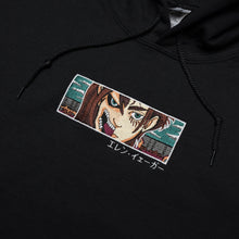 Load image into Gallery viewer, Eren Yeager Attack on Titan Embroidered Hoodie
