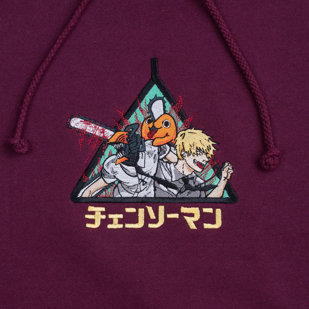 Chainsaw Devil Embroidered Hoodie